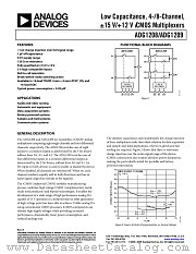 ADG1209 datasheet pdf Analog Devices