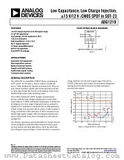 ADG1219 datasheet pdf Analog Devices
