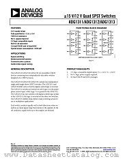 ADG1311 datasheet pdf Analog Devices