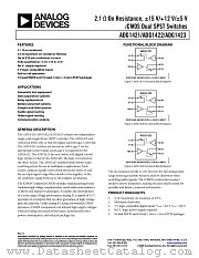 ADG1422 datasheet pdf Analog Devices