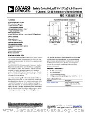 ADG1438 datasheet pdf Analog Devices