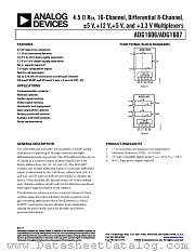 ADG1606 datasheet pdf Analog Devices
