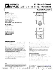 ADG1608 datasheet pdf Analog Devices