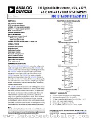 ADG1613 datasheet pdf Analog Devices
