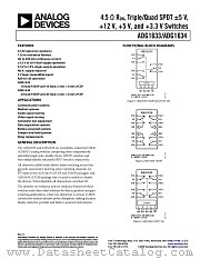 ADG1633 datasheet pdf Analog Devices