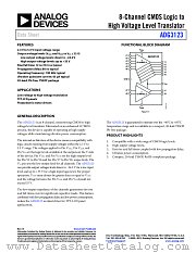 ADG3123 datasheet pdf Analog Devices