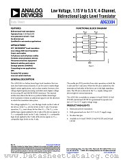 ADG3304 datasheet pdf Analog Devices