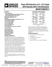 ADG4612 datasheet pdf Analog Devices