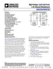 ADG5209 datasheet pdf Analog Devices