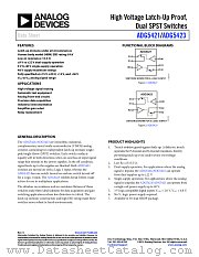 ADG5423 datasheet pdf Analog Devices