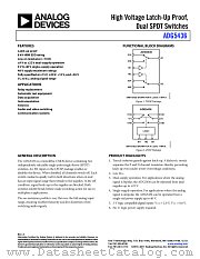 ADG5436 datasheet pdf Analog Devices