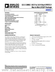 ADG824 datasheet pdf Analog Devices