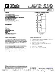 ADG858 datasheet pdf Analog Devices