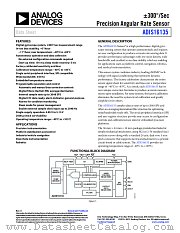 ADIS16135 datasheet pdf Analog Devices