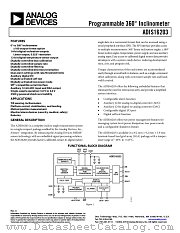 ADIS16203 datasheet pdf Analog Devices