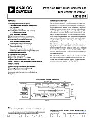 ADIS16210 datasheet pdf Analog Devices
