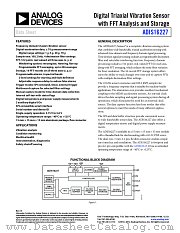 ADIS16227 datasheet pdf Analog Devices