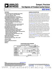 ADIS16448 datasheet pdf Analog Devices