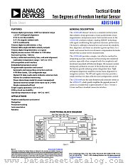 ADIS16488 datasheet pdf Analog Devices