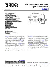 ADL5201 datasheet pdf Analog Devices