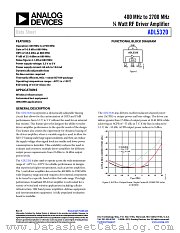 ADL5320 datasheet pdf Analog Devices
