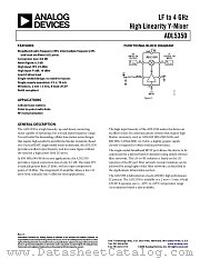 ADL5350 datasheet pdf Analog Devices