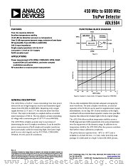 ADL5504 datasheet pdf Analog Devices