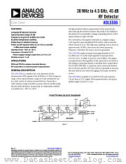 ADL5506 datasheet pdf Analog Devices