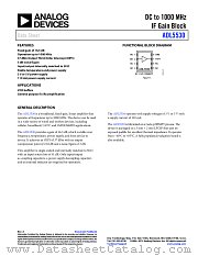 ADL5530 datasheet pdf Analog Devices