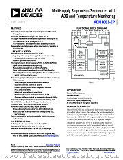 ADM1063-EP datasheet pdf Analog Devices