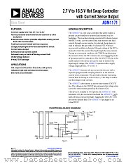 ADM1171 datasheet pdf Analog Devices