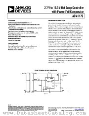 ADM1172 datasheet pdf Analog Devices