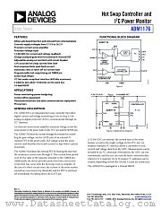 ADM1176 datasheet pdf Analog Devices