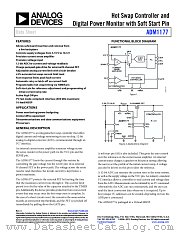 ADM1177 datasheet pdf Analog Devices