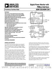 ADM1293 datasheet pdf Analog Devices