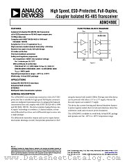 ADM2490E datasheet pdf Analog Devices