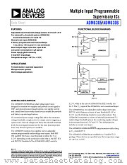 ADM6305 datasheet pdf Analog Devices
