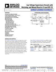 ADM6825 datasheet pdf Analog Devices