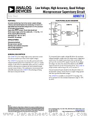 ADM8710 datasheet pdf Analog Devices