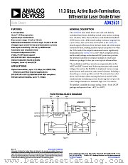 ADN2531 datasheet pdf Analog Devices
