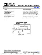 ADN2805 datasheet pdf Analog Devices