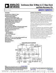ADN2817 datasheet pdf Analog Devices