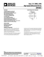 ADN4663 datasheet pdf Analog Devices