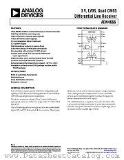 ADN4666 datasheet pdf Analog Devices