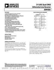 ADN4668 datasheet pdf Analog Devices