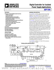 ADP1046 datasheet pdf Analog Devices