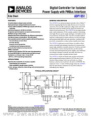 ADP1051 datasheet pdf Analog Devices