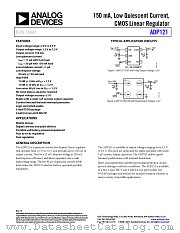 ADP121 datasheet pdf Analog Devices