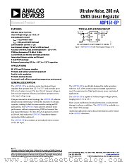 ADP151-EP datasheet pdf Analog Devices