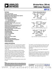 ADP151 datasheet pdf Analog Devices